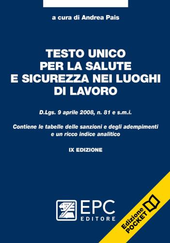 Testo unico per la salute e sicurezza nei luoghi di lavoro (2020)