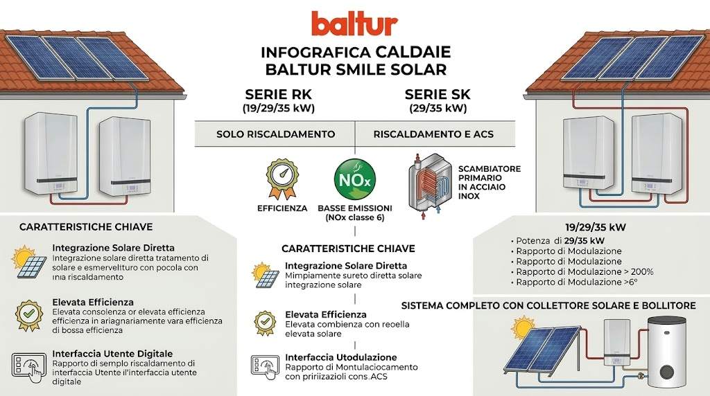 Infografica caldaia a gas Baltur Smile Solar 19/29/35 RK - 29/35 SK | schede-tecniche.it