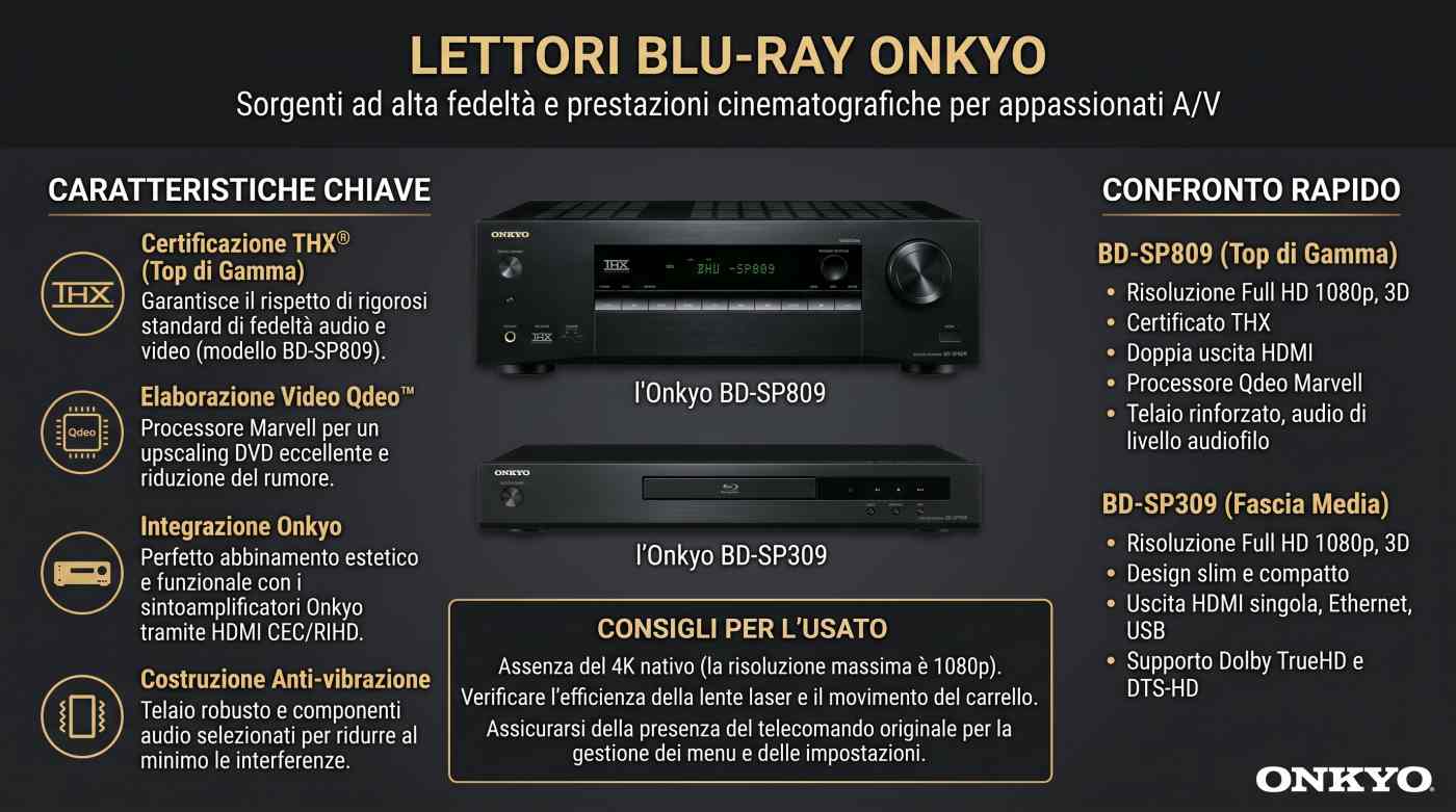 Manuali uso lettori Blu-Ray Onkyo