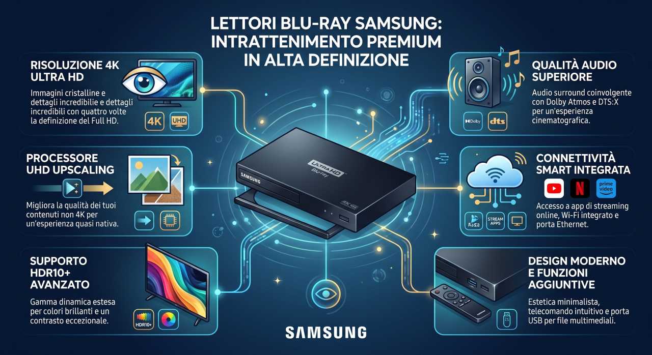 Manuali uso lettori Blu-Ray Samsung