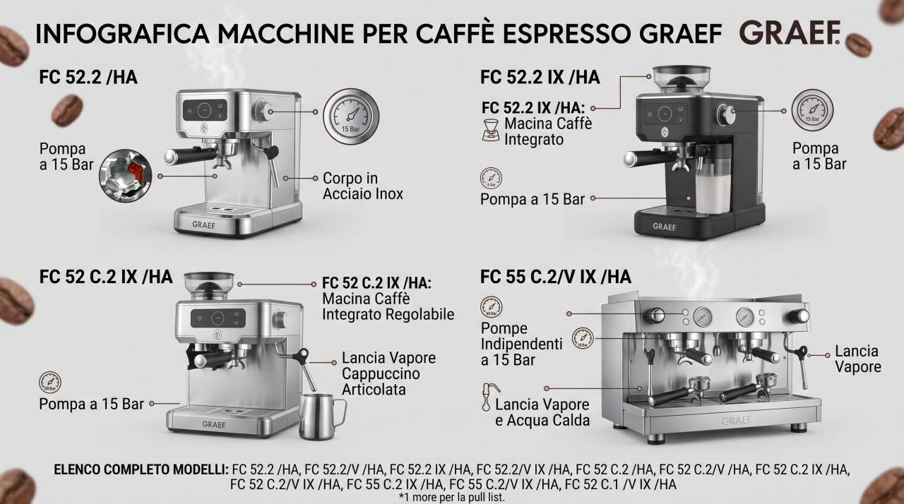 Manuali uso Macchine da Caffè Graef