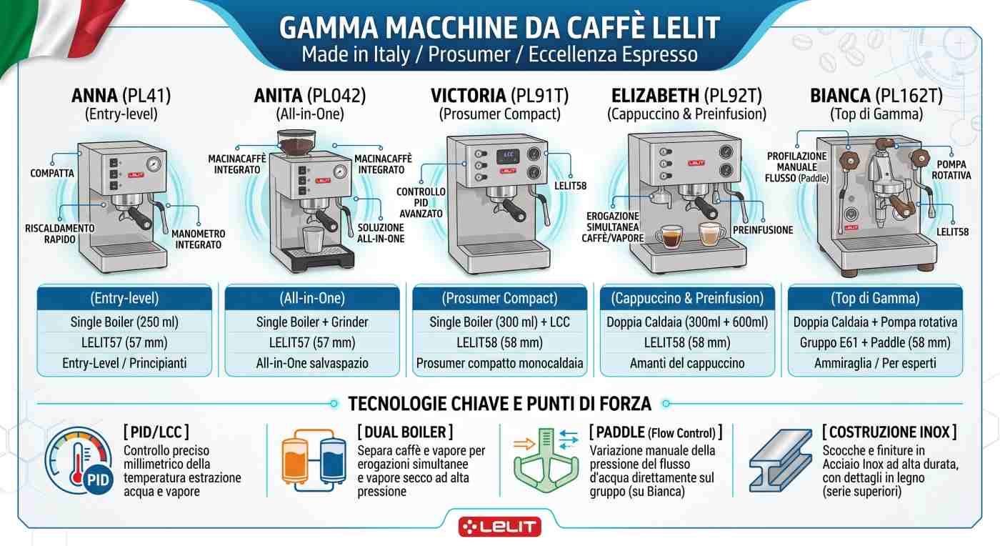 Manuali uso Macchine da Caffè Lelit
