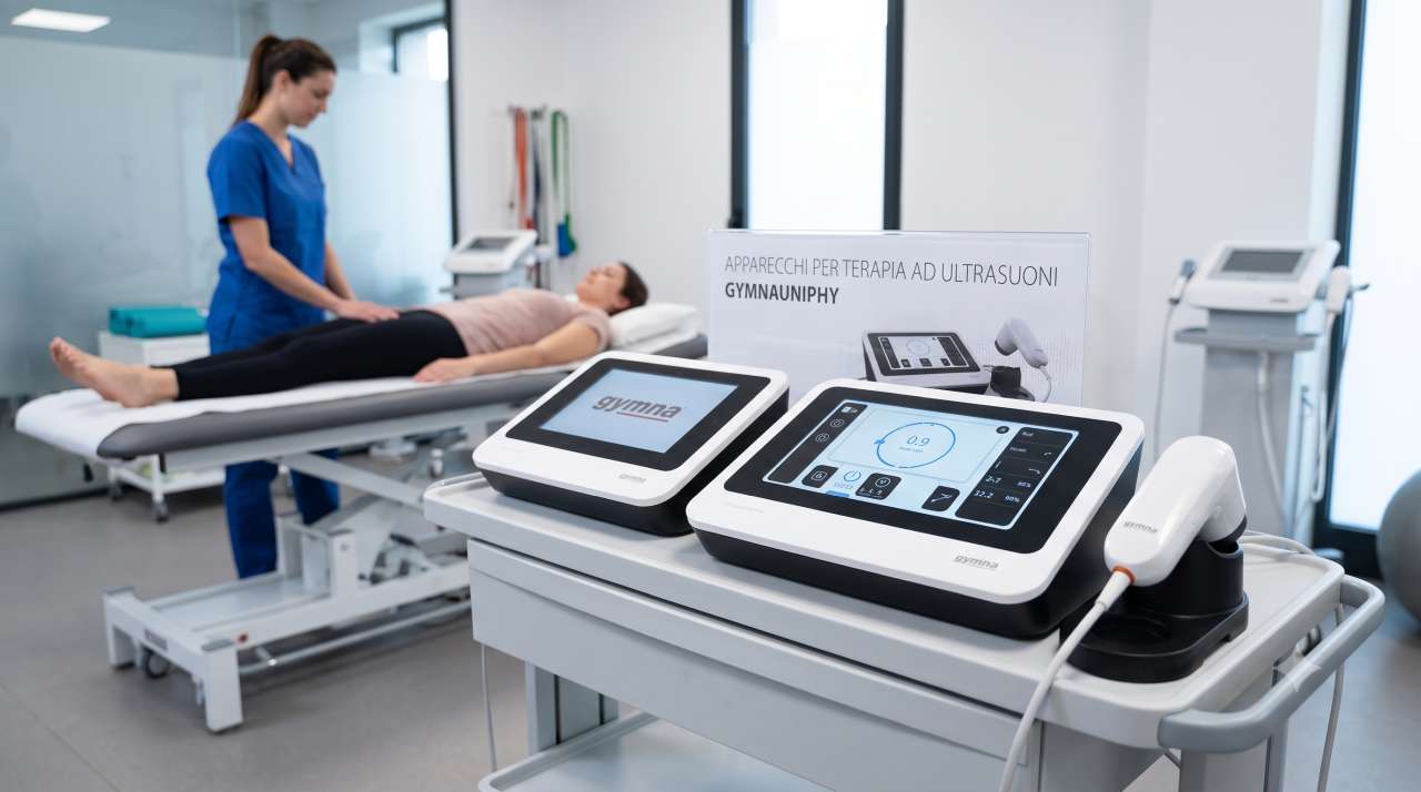 Raccolta schede tecniche e manuali uso apparecchi per terapia ad ultrasuoni GymnaUniphy