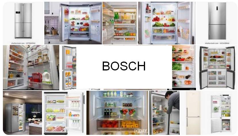 Schede tecniche e manuali uso frigoriferi Bosch