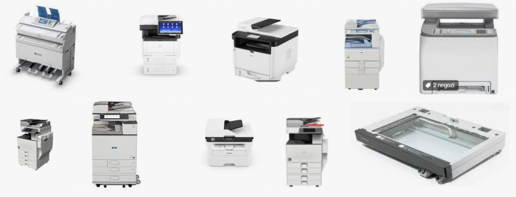 Schede tecniche e manuali uso duplicatori digitali Ricoh